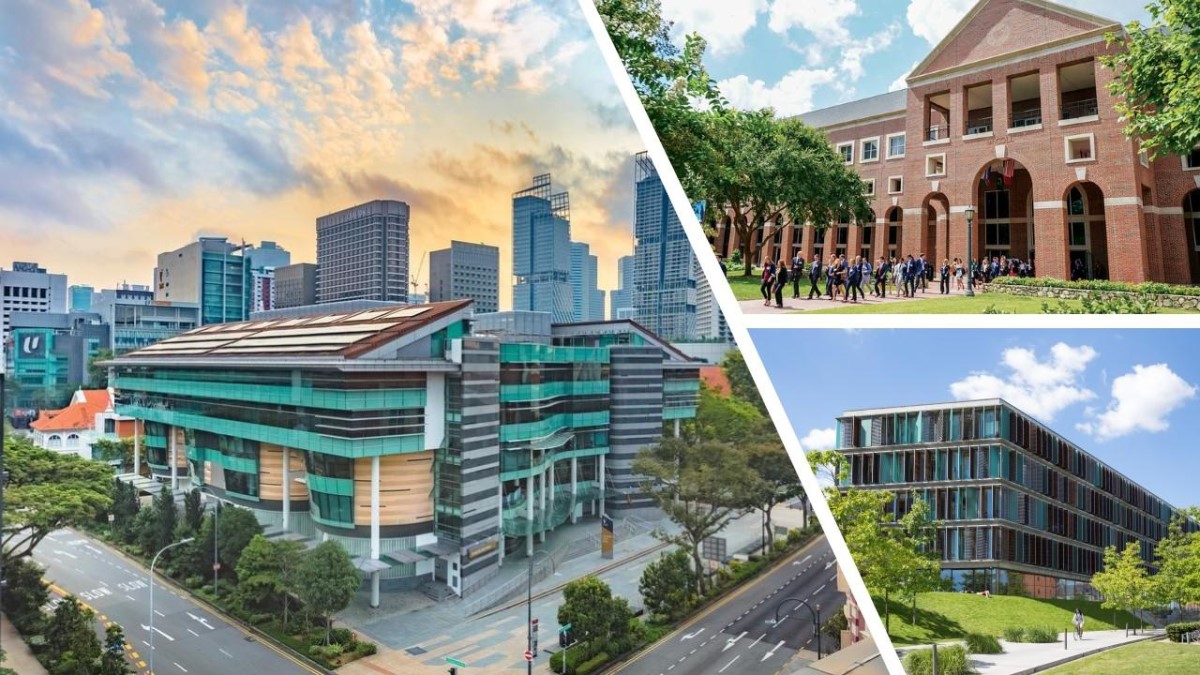 (Clockwise from left) SMU, the University of North Carolina at Chapell Hill (UNC) in the United States, and the Copenhagen Business School (CBS) in Denmark.