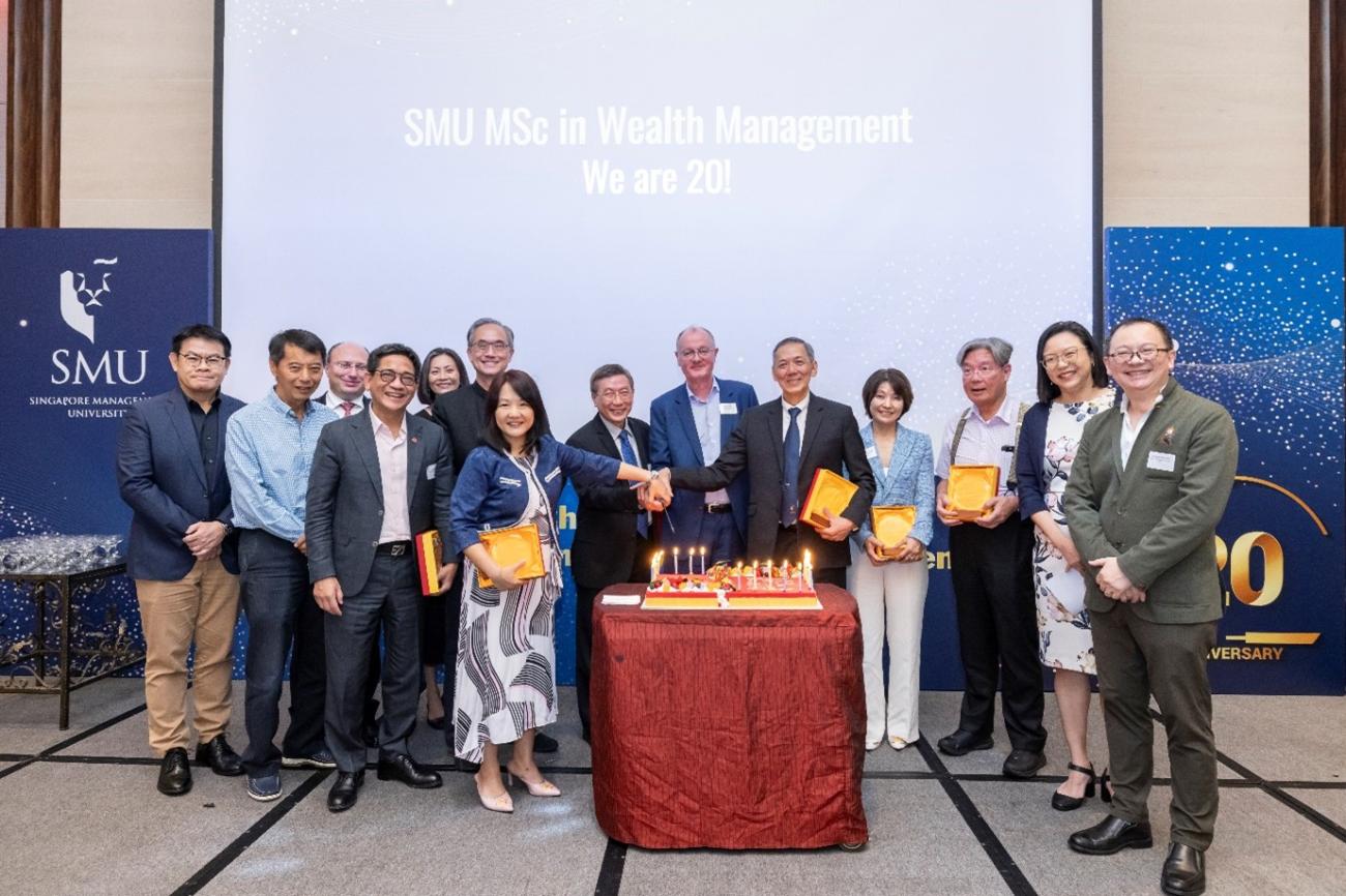 SMU marked the 20th anniversary of its Masters of Science in Wealth Management (MWM) programme with one of the MWM’s largest homecoming since its inception.