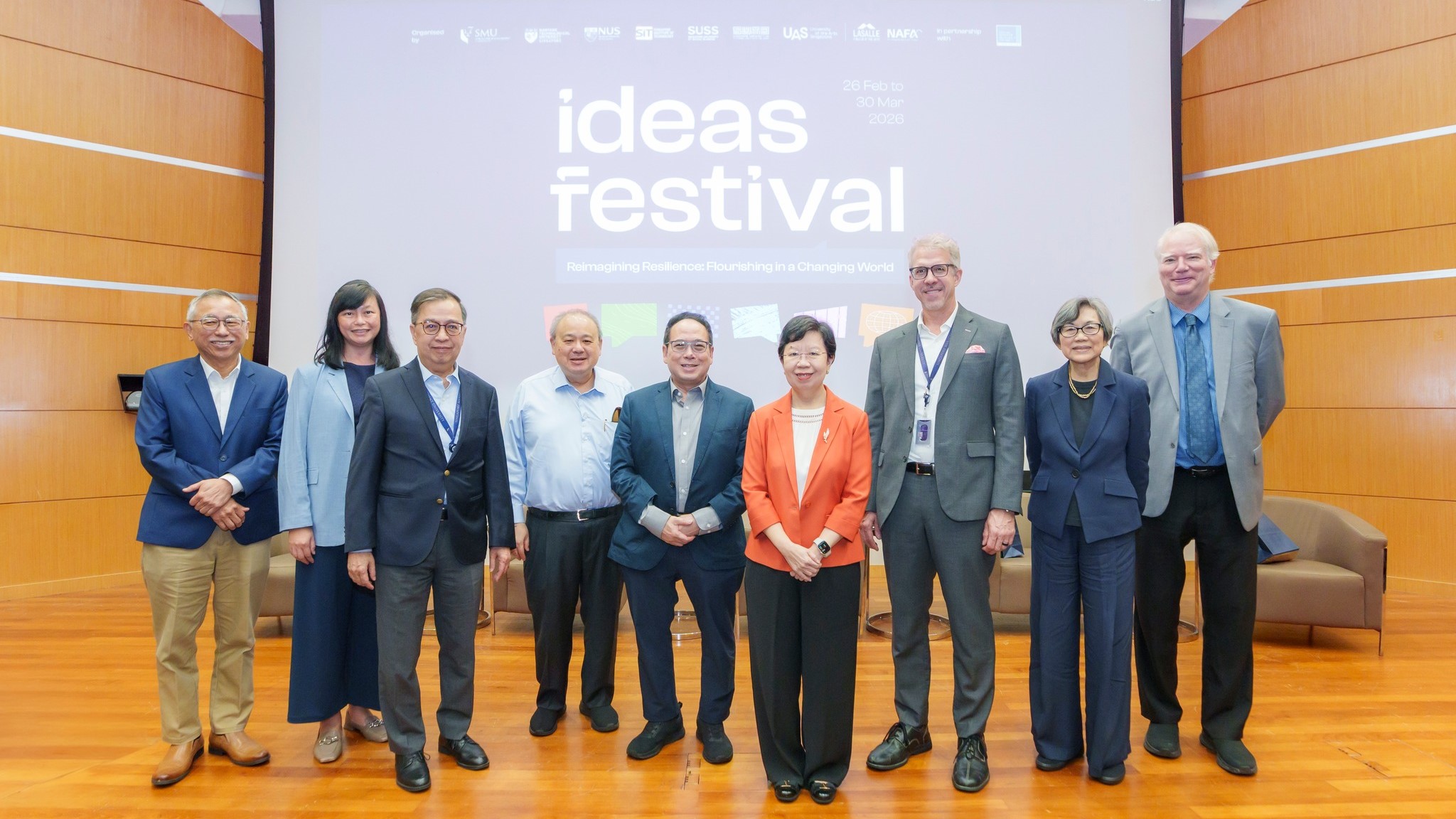 The Ideas Festival 2026 opened on 26 February at SMU’s Mochtar Riady Auditorium, setting the stage for a month of bold conversations on reimagining resilience in a changing world.