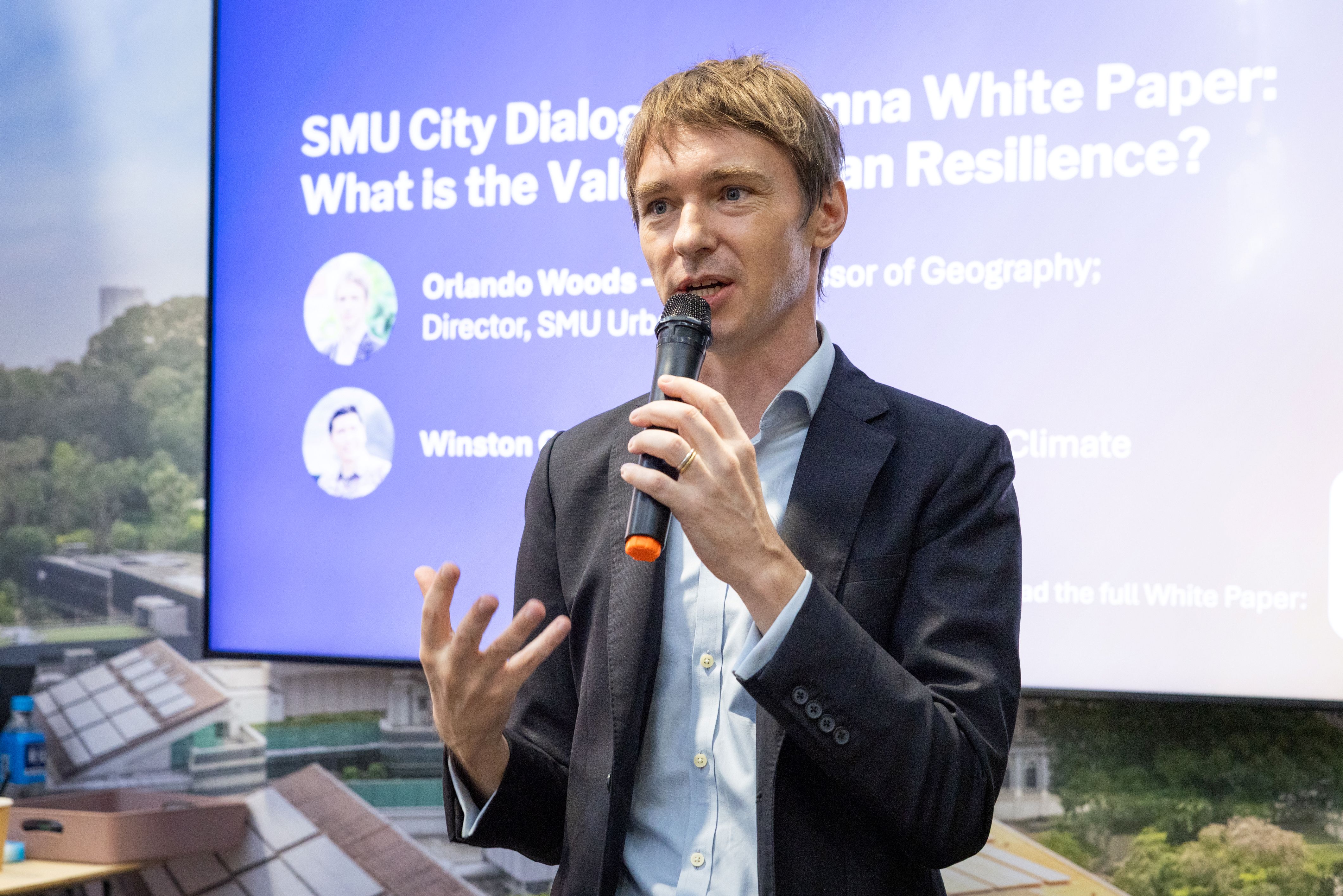 Prof Orlando Woods, author of the White Paper, "What is the Value of Urban Resilience?".