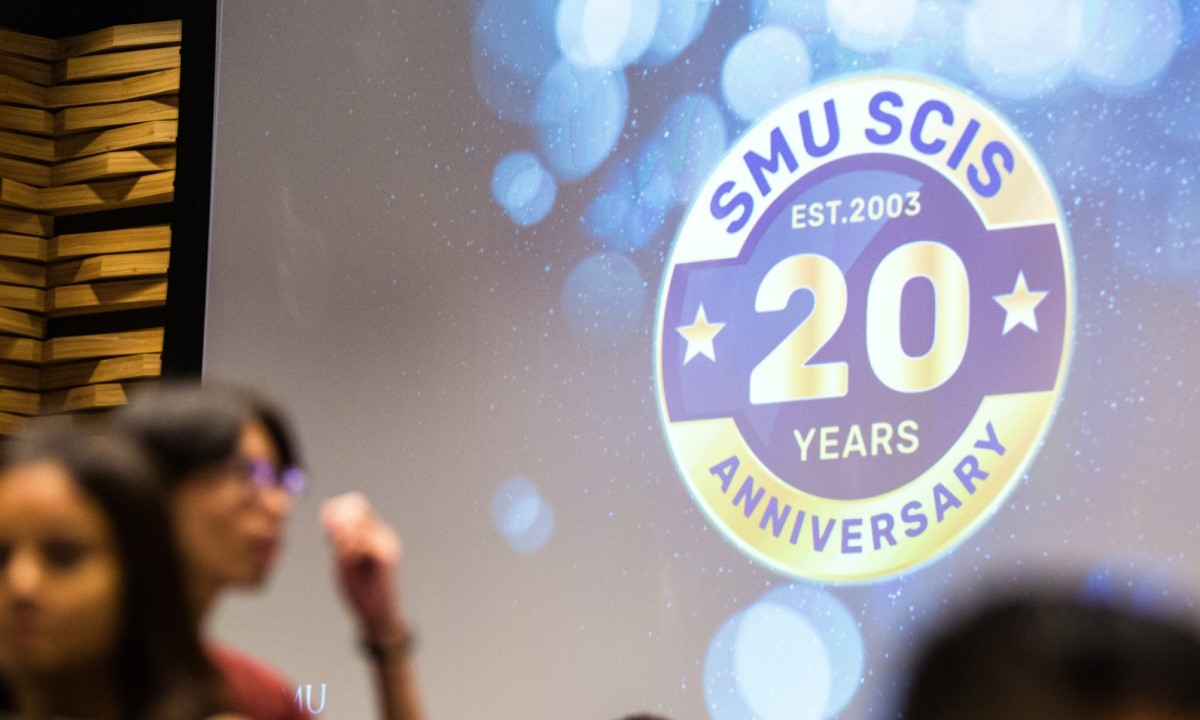 The School of Computing and Information Systems organised a dinner on its 20th anniversary at SMU Hall on 20 October 2023.