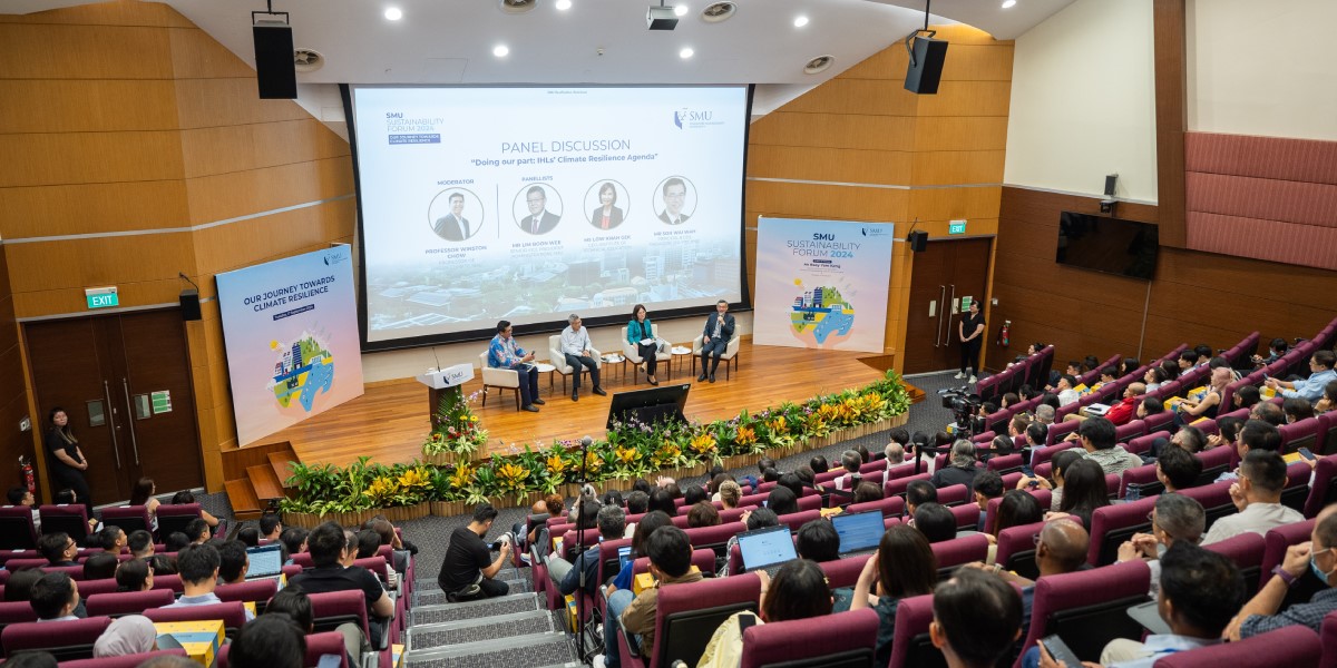 Themed “Our Journey Towards Climate Resilience”, SMU’s second symposium of Sustainability Forum attracted sustainability stakeholders from diverse sectors.