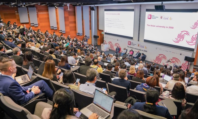 View from the auditorium during Prof Kong's panel discussion.