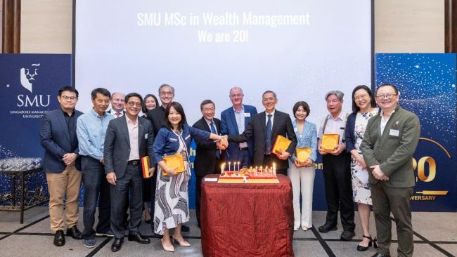 SMU marked the 20th anniversary of its Masters of Science in Wealth Management (MWM) programme with one of the MWM’s largest homecoming since its inception.