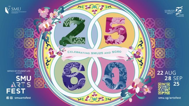 Themed “2560”, celebrating SMU’s 25th anniversary and Singapore’s 60th birthday, the six-week SMU Arts Fest 2025 was the university’s most ambitious edition yet, uniting students, alumni, and collaborators in five flagship productions and campus-wide activations.