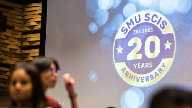 The School of Computing and Information Systems organised a dinner on its 20th anniversary at SMU Hall on 20 October 2023. The School of Computing and Information Systems organised a dinner on its 20th anniversary at SMU Hall on 20 October 2023.