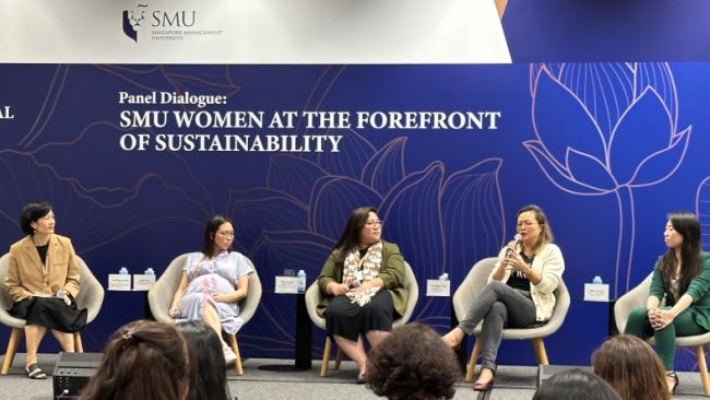 In SMU’s celebrations of International Women’s Day, the role of SMU women in promoting sustainability became a hot topic of discussion.