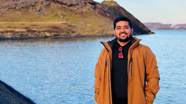 SMU Master of IT in Business (MITB, 2020) alumnus Vaibhav Kanth.