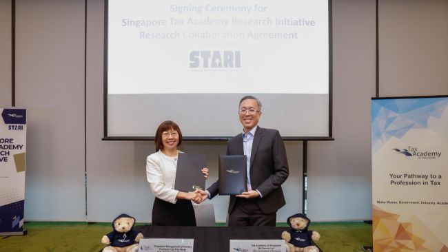 SMU and Tax Academy of Singapore established the Singapore Tax Academy Research Initiative on 11 Aug 2025 SMU and Tax Academy of Singapore established the Singapore Tax Academy Research Initiative on 11 Aug 2025